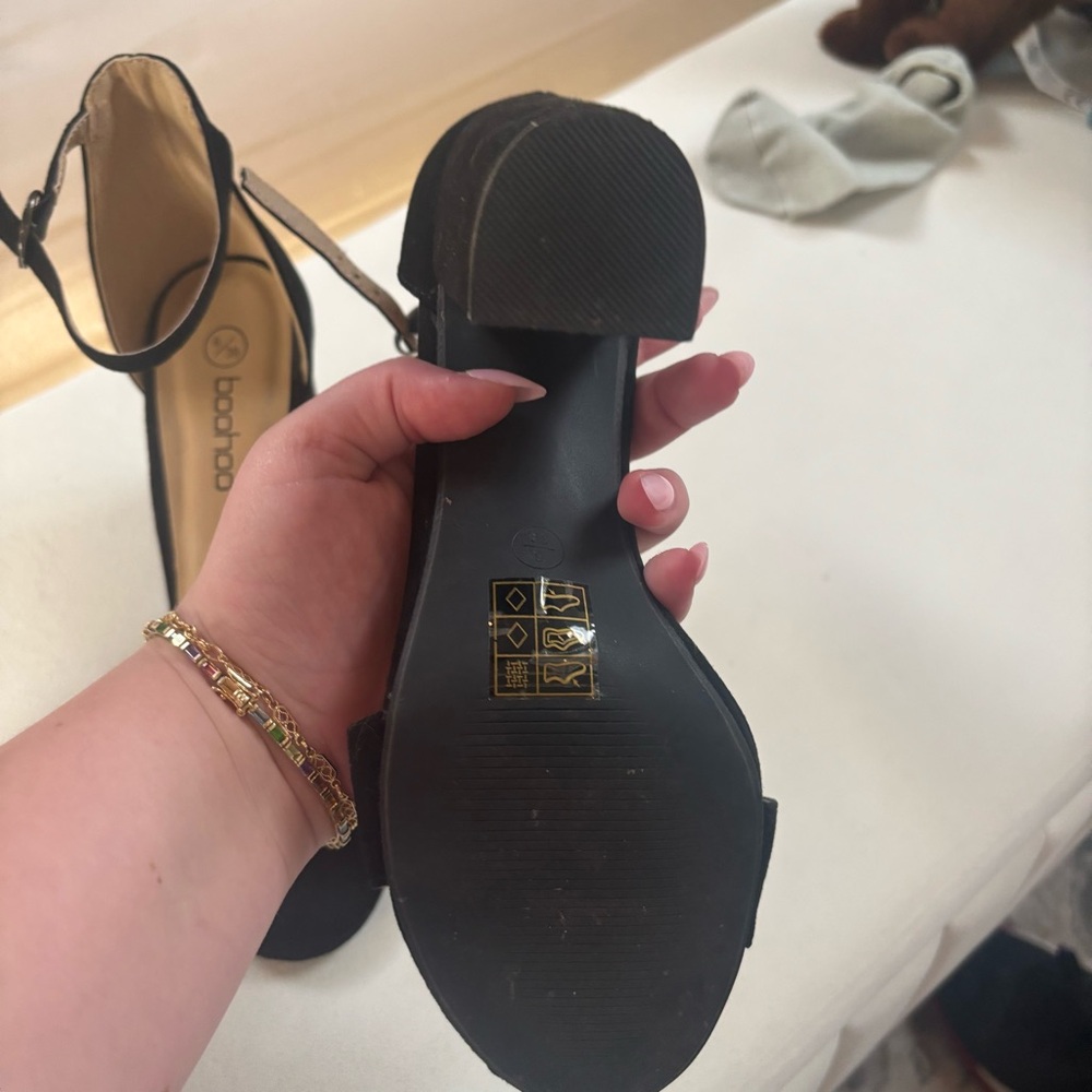 Boohoo Black Women's Heeled Sandals - Picture 5 of 5